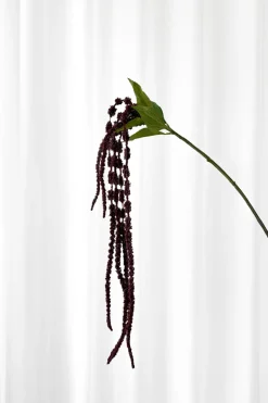 Artificial Flowers - Burgundy Amaranthus Branch