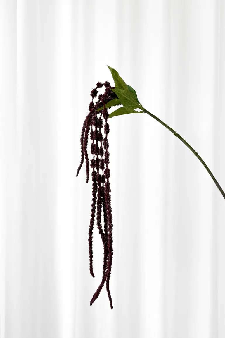 Artificial Flowers - Burgundy Amaranthus Branch