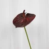 Artificial Flowers - Burgundy Anthurium