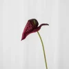 Artificial Flowers - Burgundy Anthurium small