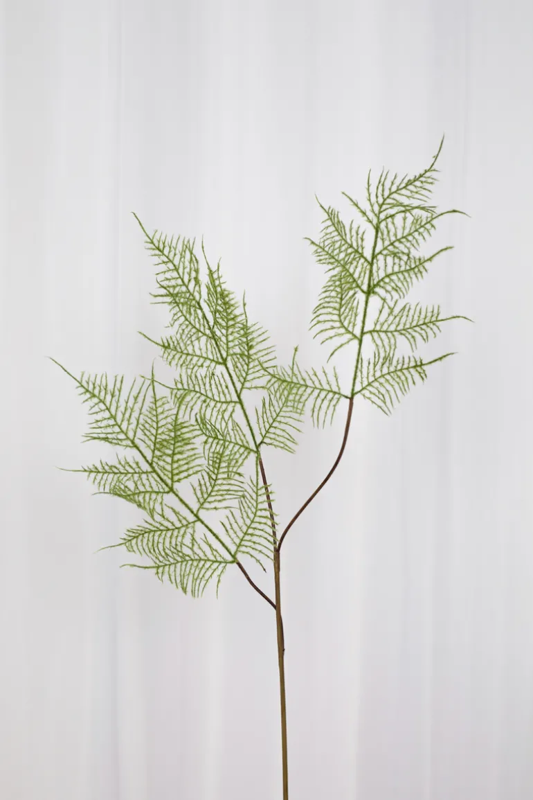 Artificial Flowers - Green Fern branch
