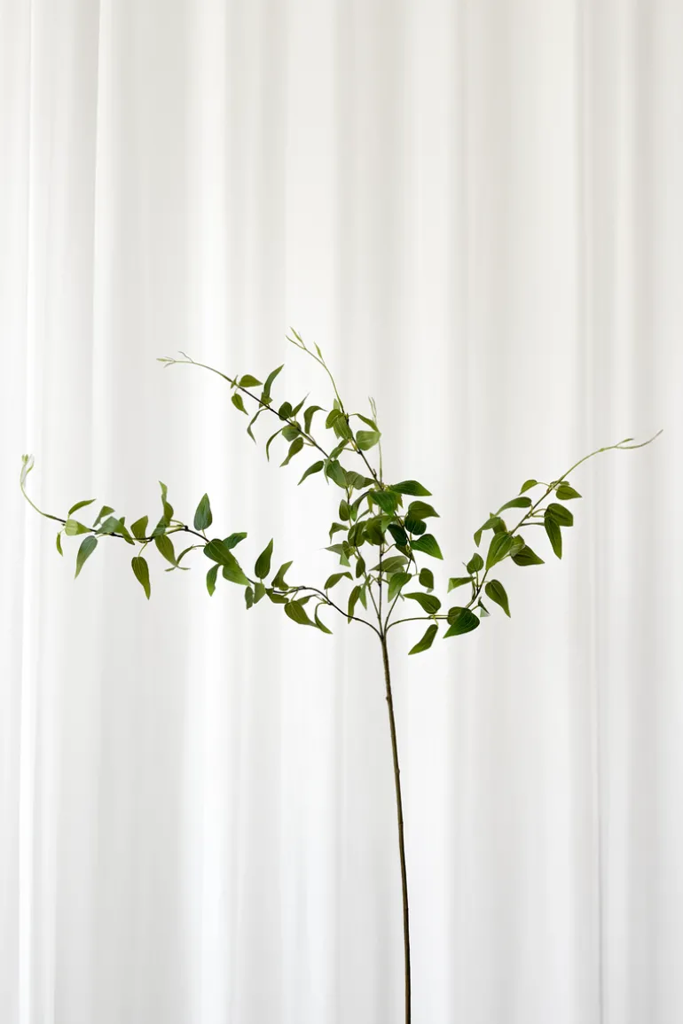 Artificial Flowers - Green Green clematis branch