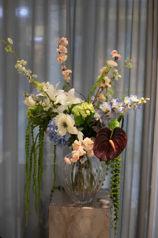 Artificial Flowers - Green Hanging branch no. 1