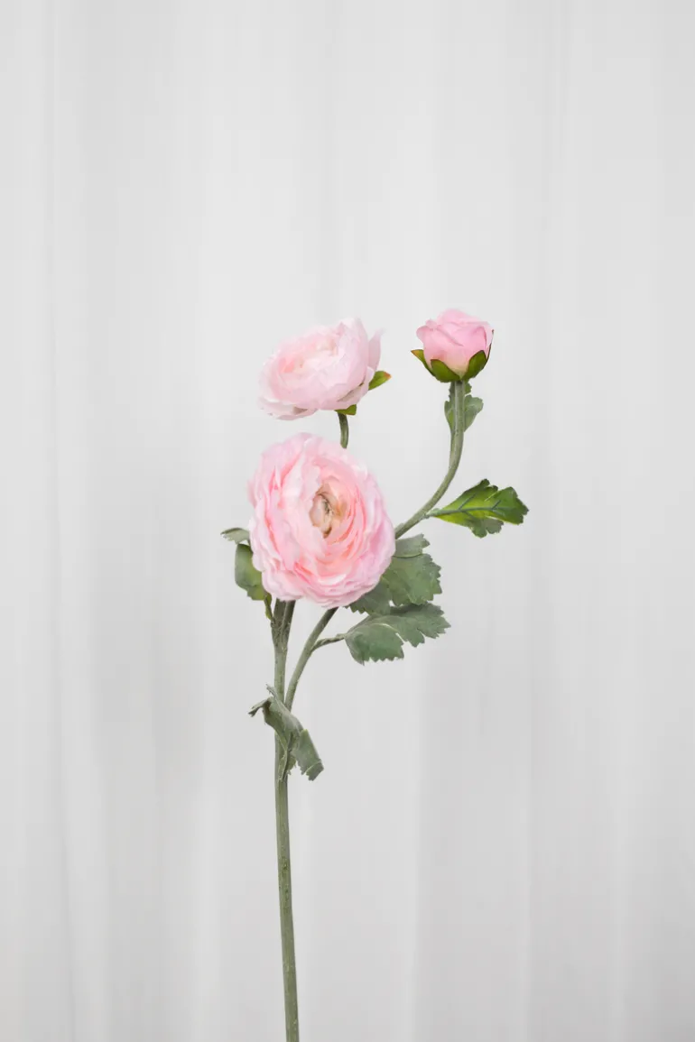 Artificial Flowers - Light rose Ranunculus