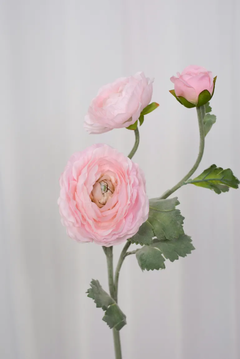 Artificial Flowers - Light rose Ranunculus