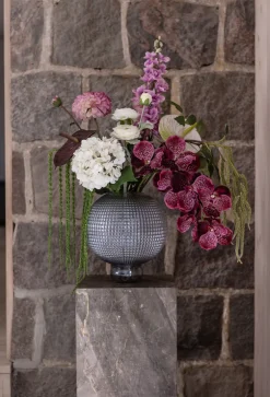 Artificial Flowers - Plum Orchid (7 heads)