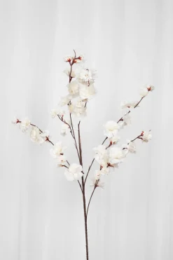 Artificial Flowers - White Cherry blossom branch
