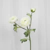 Artificial Flowers - White Ranunculus