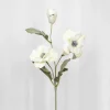Artificial Flowers - White Poppy