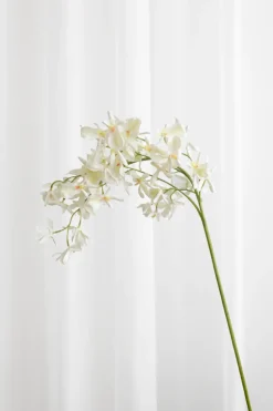Artificial Flowers - White Stem orchid