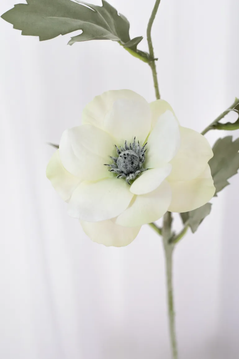Artificial Flowers - White Poppy