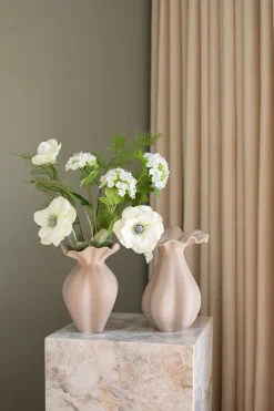 Artificial Flowers - White Hydrangea branch