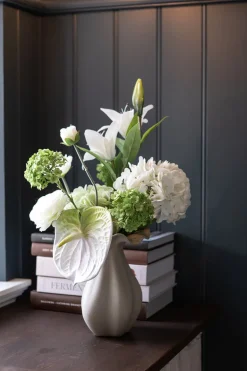 Artificial Flowers - White Anthurium