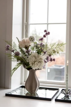 Artificial Flowers - White Scabiosa Seed Pod (multible heads)