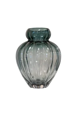 Audrey Vase - Petrol blue Medium