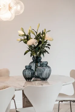 Audrey Vase - Petrol blue Large