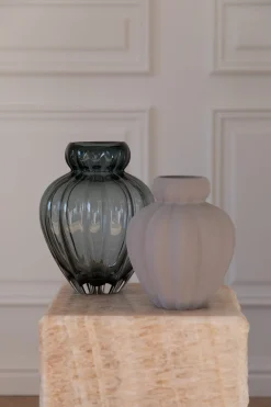 Audrey Vase - Petrol blue Medium