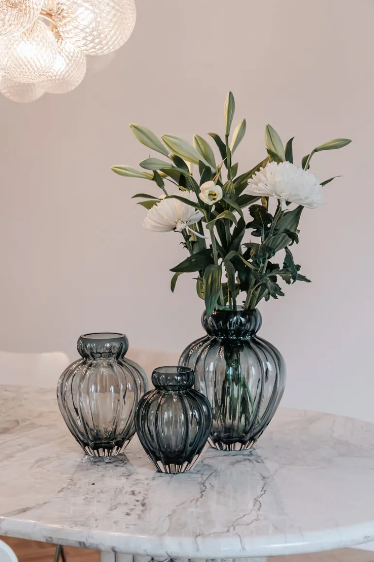 Audrey Vase - Petrol blue Large