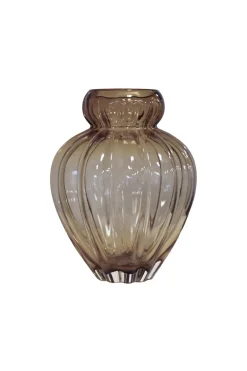 Audrey Vase - Smokey brown Medium