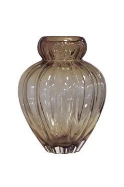 Audrey Vase - Smokey brown Large