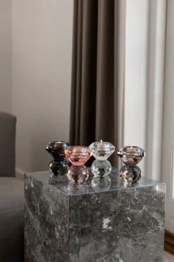 Cloud T-Light Candle Holder - Rose