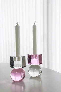 Crystal Color Crush - Clear/Pink Couple