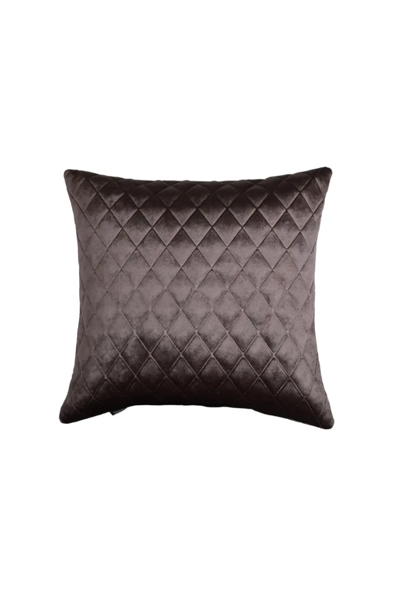 Daytona Pillow - Grey/brown Square