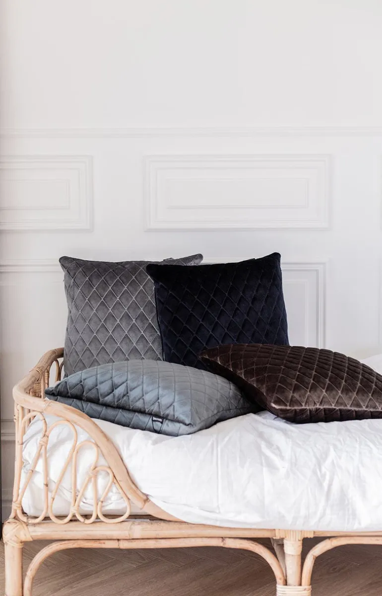 Daytona Pillow - Grey/brown Square