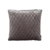 Daytona Pillow - Silver/brown Square