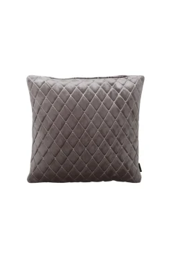 Daytona Pillow - Silver/brown Square