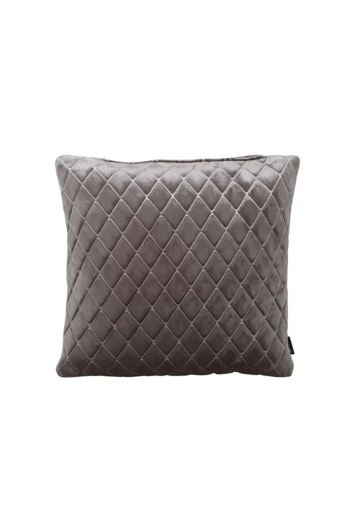 Daytona Pillow - Silver/brown Square