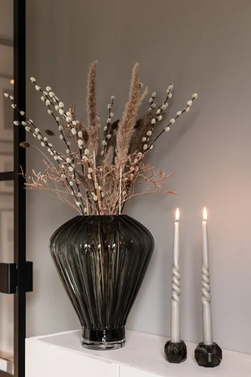 Evelyn Vase - Grey Large