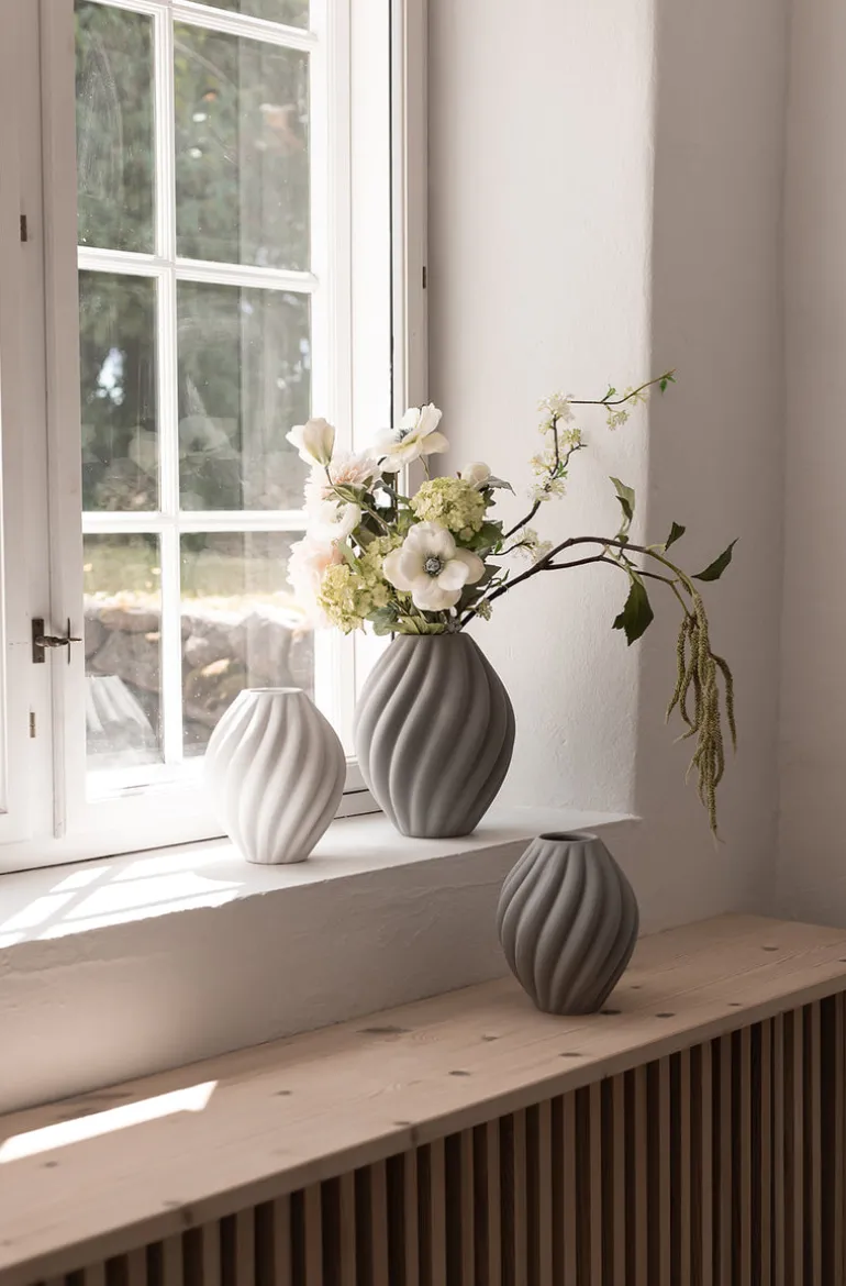 Flora Vase - Grey Small