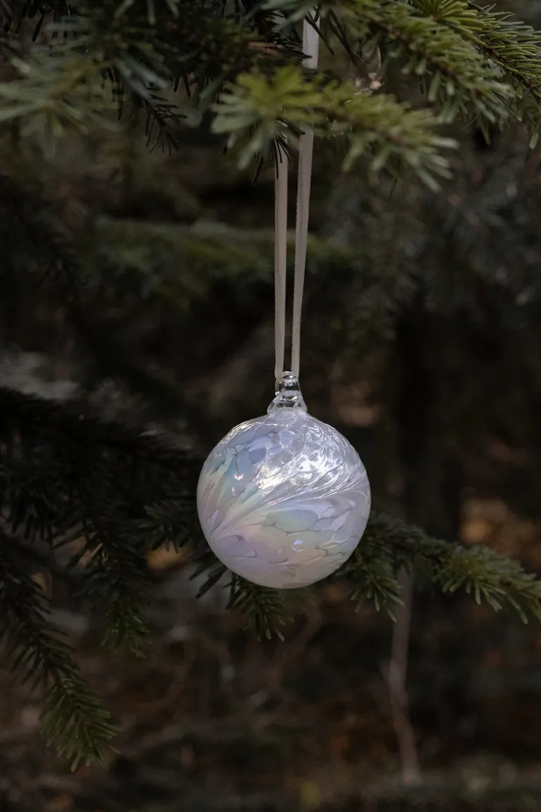 Glass Decoration - Snow Pearl