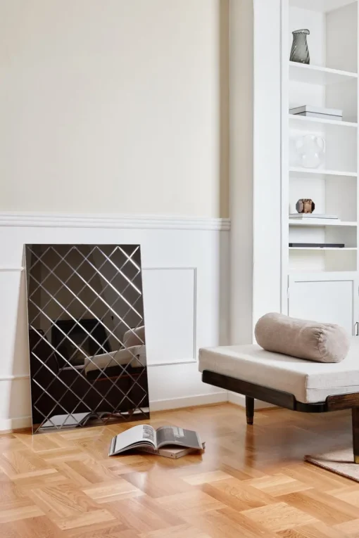 Harlequin Mirror - Grey Small