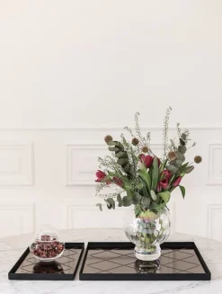 Harlequin Tray - Bronze Square