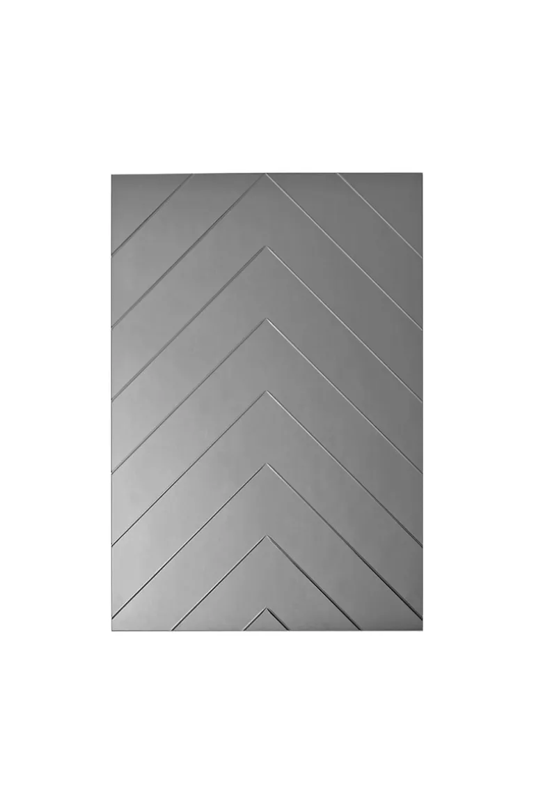 Herringbone Mirror - Grey Small