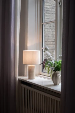 Julia Table Lamp - Travertine