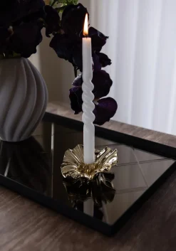 Lea Candle Holder - Golden