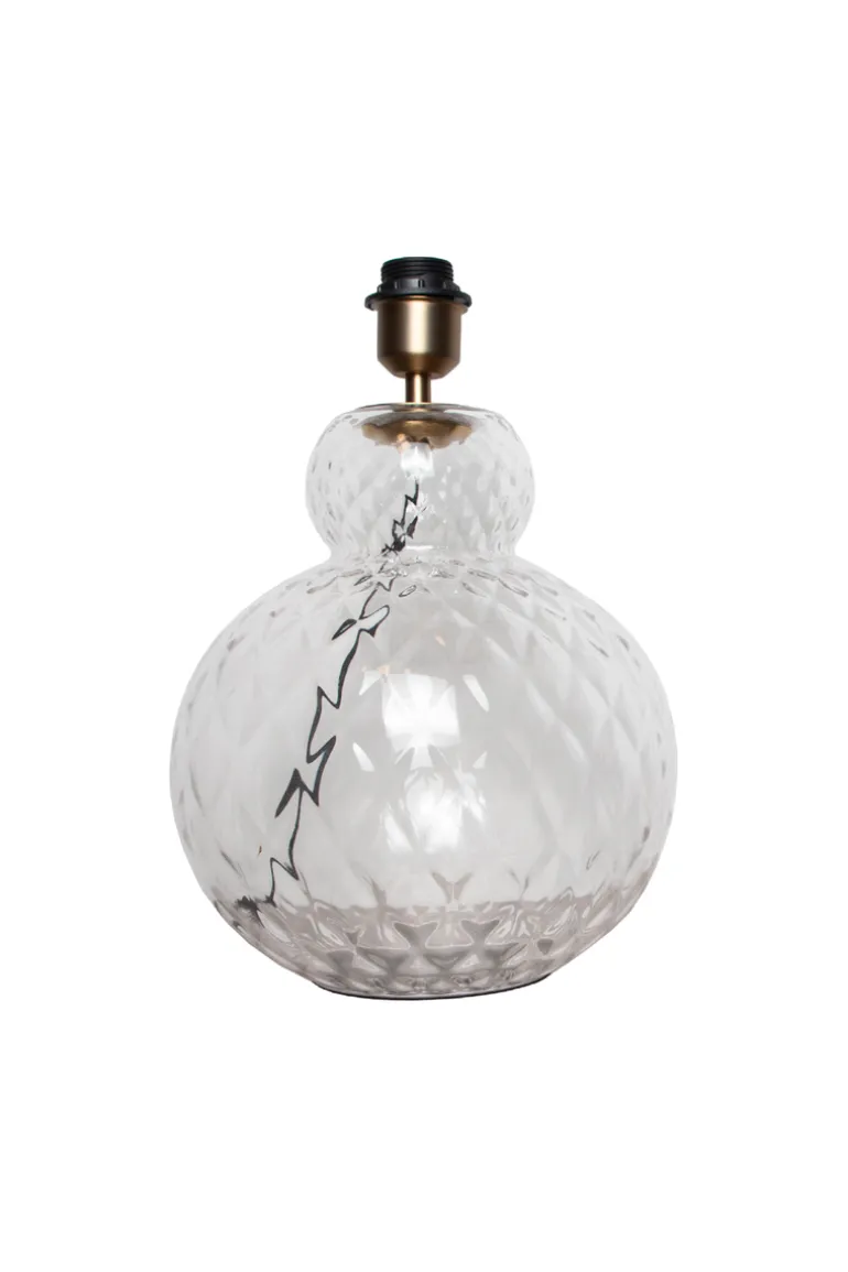 Lily Table Lamp - Clear Harlequin