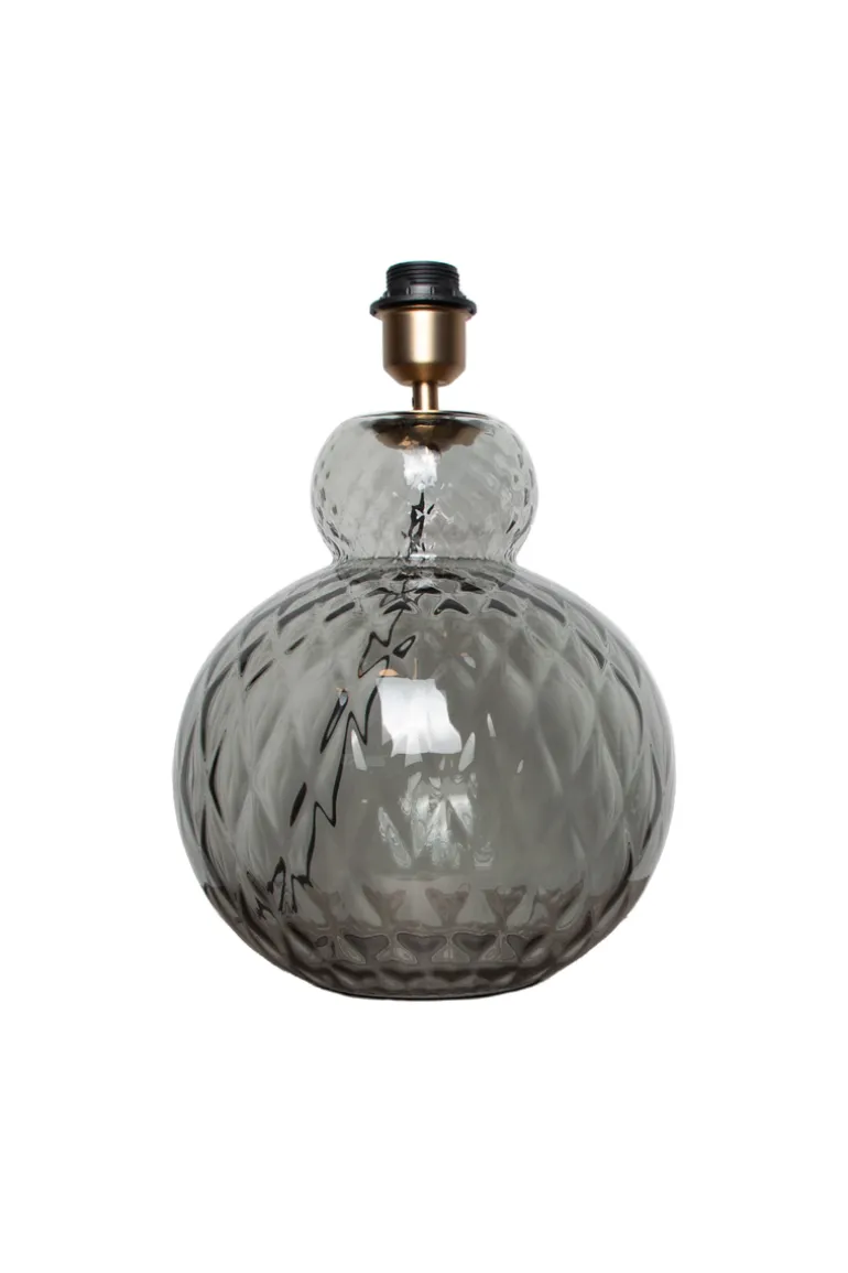 Lily Table Lamp - Grey Harlequin