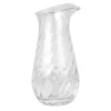 Meadow Pitcher No. 2 - Swirl - cylinder - Clear