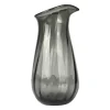 Meadow Pitcher No. 2 - Swirl - cylinder - Grey