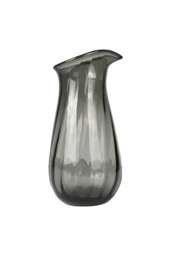 Meadow Pitcher No. 2 - Swirl - cylinder - Grey