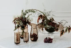 Meadow Pitcher No. 2 - Swirl - cylinder - Topaz