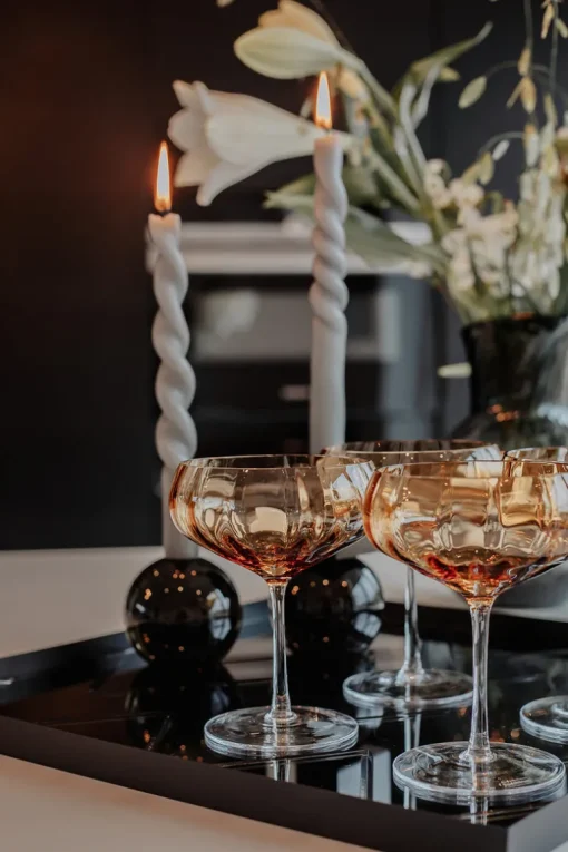 Meadow Stemware - Amber Cocktail glass