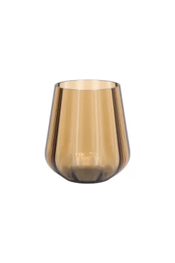 Meadow Stemware - Amber Drinking glass