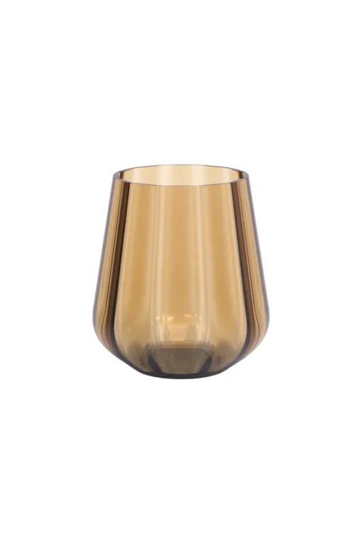 Meadow Stemware - Amber Drinking glass