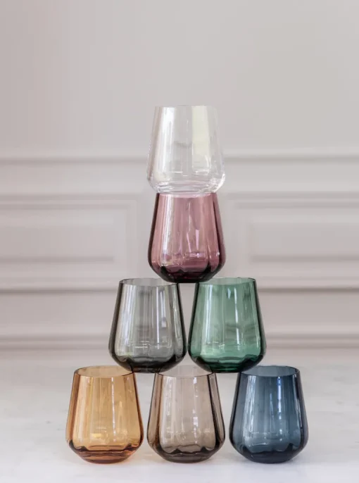 Meadow Stemware - Amber Drinking glass