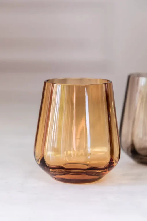 Meadow Stemware - Amber Drinking glass
